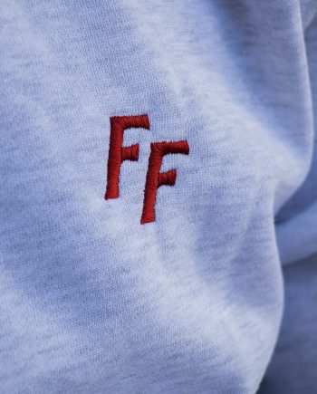 Tröja grå FF röd brodyr