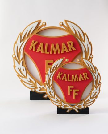 Emblem i 3D med bordsstativ 22 cm