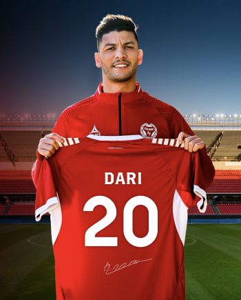 Signerad matchtröja Achraf Dari